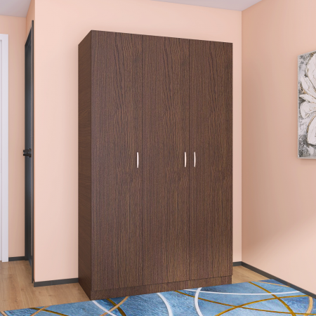 Dulap cu 3 usi - Dulap 3 usi 120 x 50 x 200cm, Culoare  Wenge, Pal 18mm