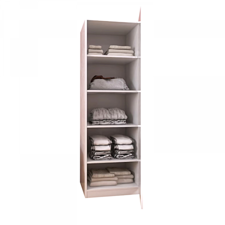 Dulap cu 1 usa - Dulap cu o usa D1,H200 x L45 x A50 cm, Material PAL 18mm, Culoare Alb