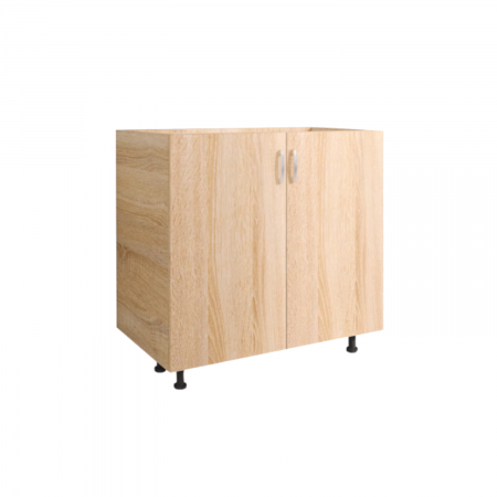 Corpuri Bucatarie Modulare - Masca Chiuveta L80xH90xA50cm, Culoare Stejar Sonoma, Material PAL 18mm