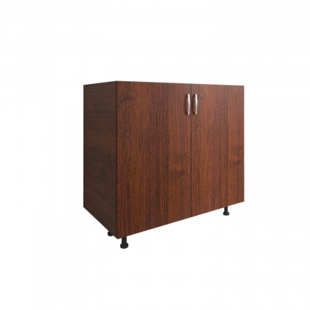 Corpuri Bucatarie Modulare - Masca Chiuveta L80xH90xA50cm, Culoare Wenge, Material PAL 18mm