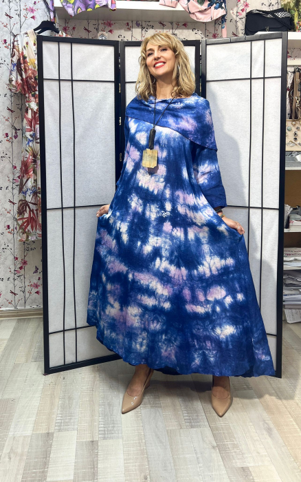 Rochie lejera in tie-dye effect [1]