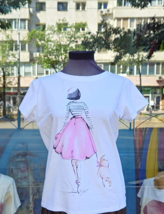 Tricou alb Paris Mood [1]