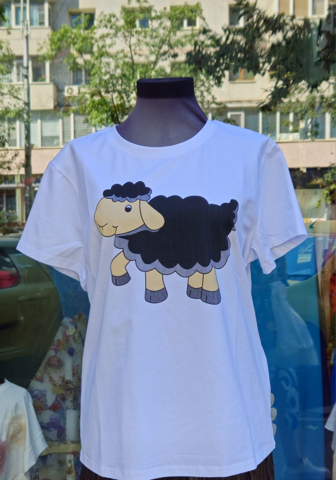 Tricou alb Shearly Cute [1]