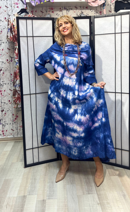 Rochie lejera in tie-dye effect [2]