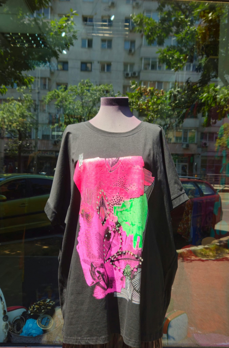 Tricou Oversize BubbleLime [1]