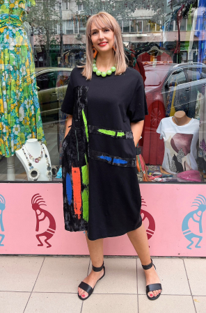 ROCHII - Rochie cu maneca scurta Urban