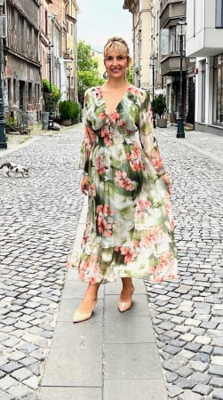 ROCHII BOHO CHIC - Rochie vaporoasa din mătase