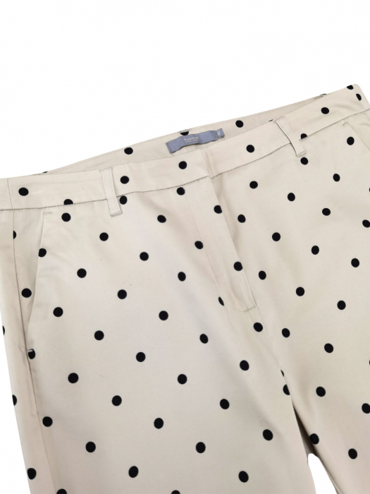 Pantaloni bej Retro Femei-L [2]