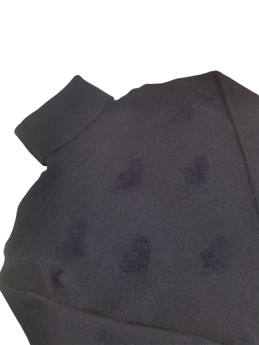 Pulover negru cu model Femei-L [3]