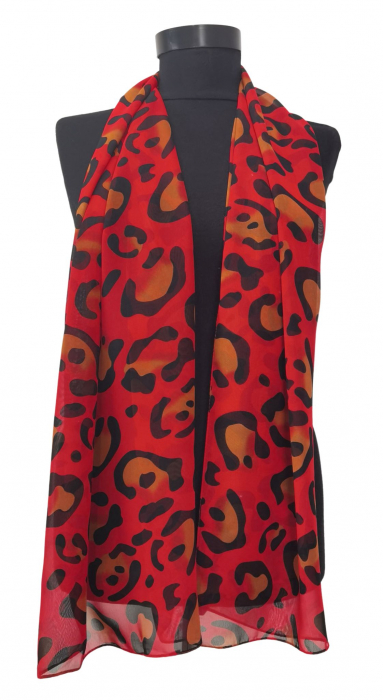 Esarfa rosie animal print Femei [3]