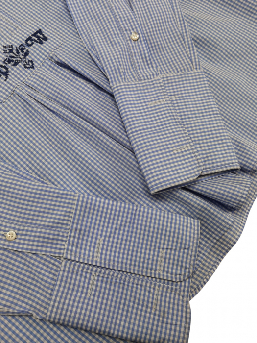 Camasa bleu in carouri Vintage Femei-L [4]