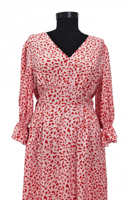 Rochie roz Retro Femei-S [3]