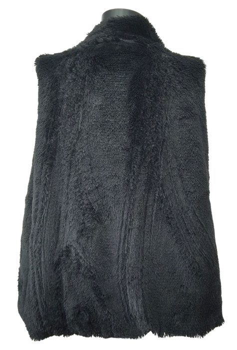 Vesta blana neagra Femei-S [2]