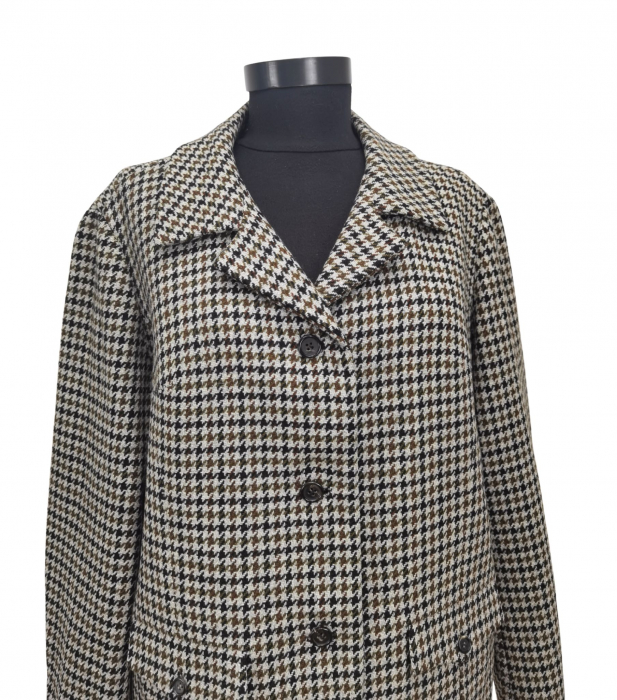 Sacou in carouri Vintage Femei-M [3]