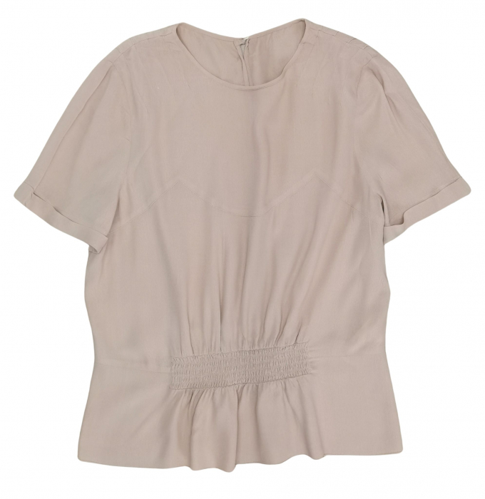 Tricou bej Retro Femei-S [1]
