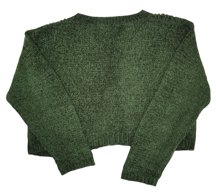 Pulover verde Retro Femei-M [2]