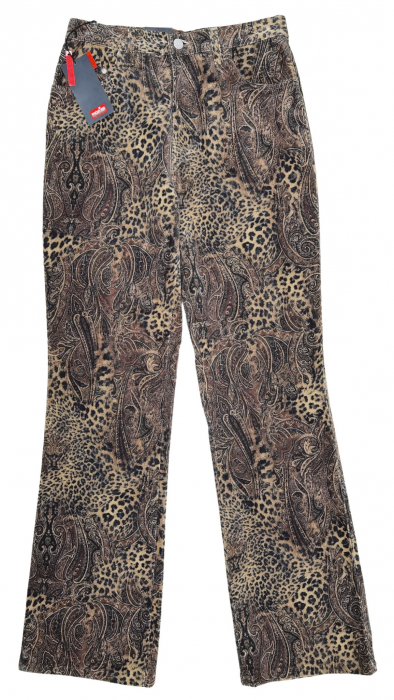 Pantaloni animal print Retro Femei-M [1]