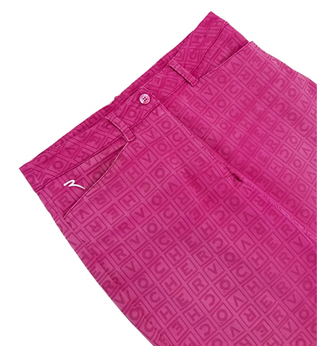 Pantaloni roz Retro Femei-M [2]