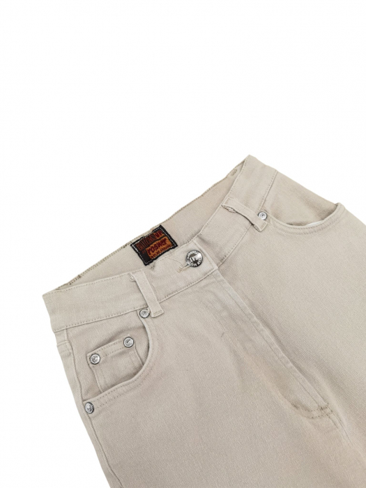Pantaloni bej Vintage Femei-XXS [3]