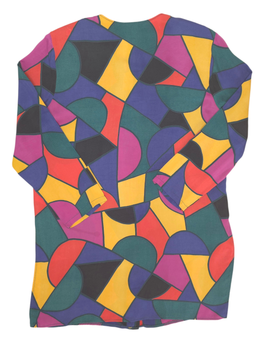 Camasa multicolora Retro Femei-M [2]