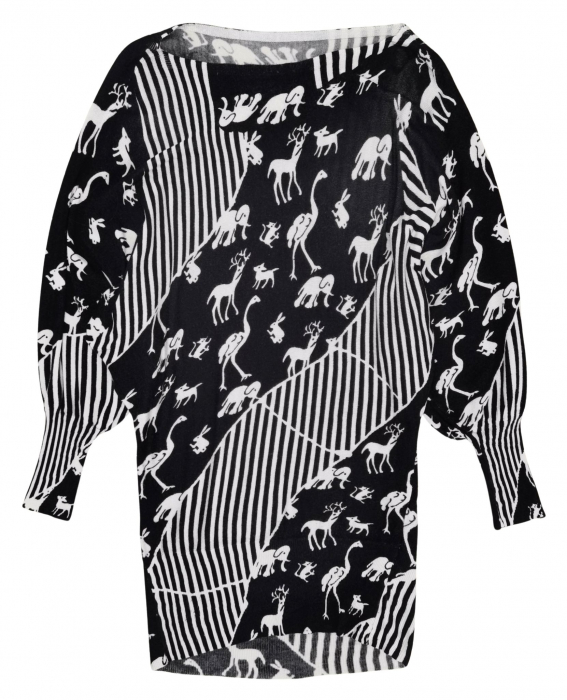 Bluza cu model Retro Femei-M [1]