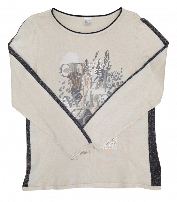 Bluza bej Retro Femei-XL [1]