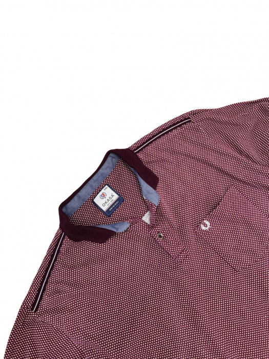 Tricou visiniu Okasa Barbati-XXL [3]