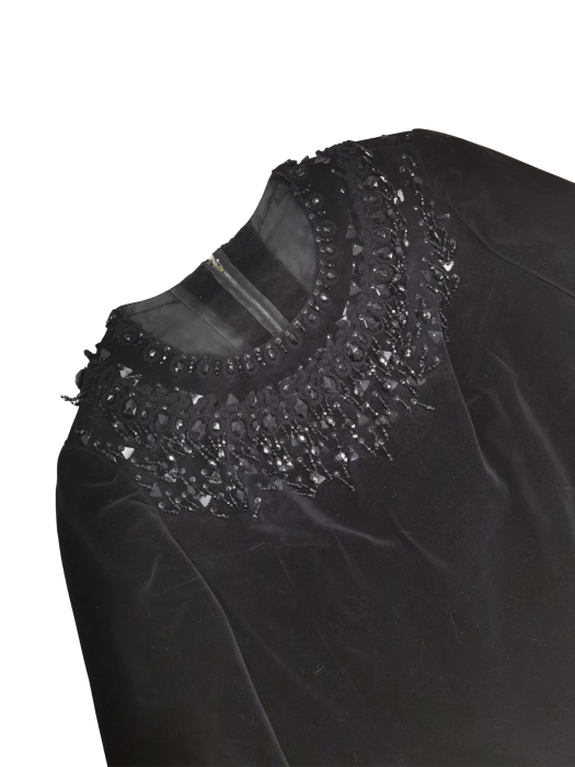 Bluza din catifea Retro Femei-S [3]