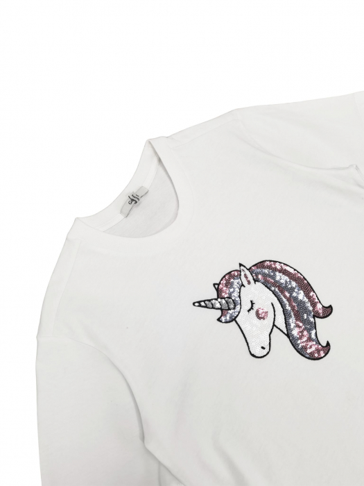 Tricou alb Ganni Femei-S [3]