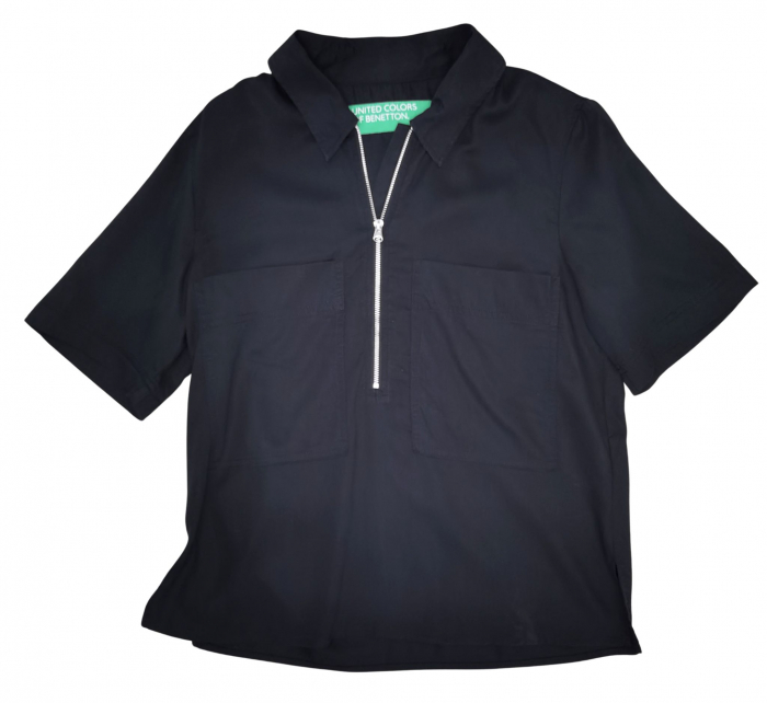 Tricou negru Benetton Femei-XS [1]