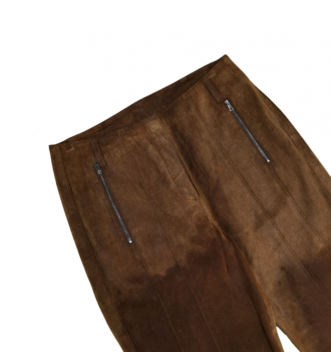 Pantaloni piele intoarsa Marccain Femei-L [3]