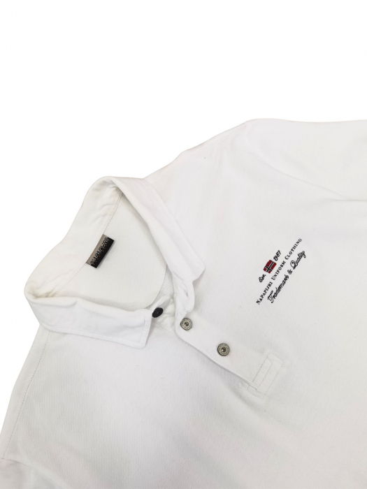 Tricou alb Napapijri Barbati-XXL [3]