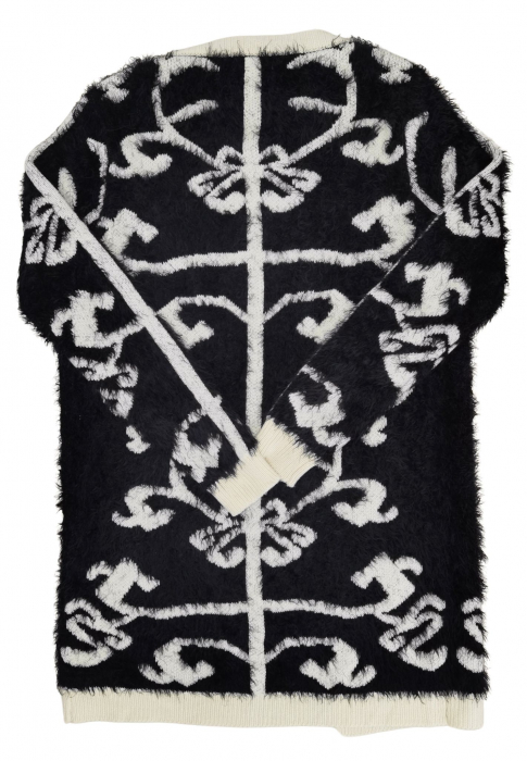 Cardigan lana Retro Femei-M [2]