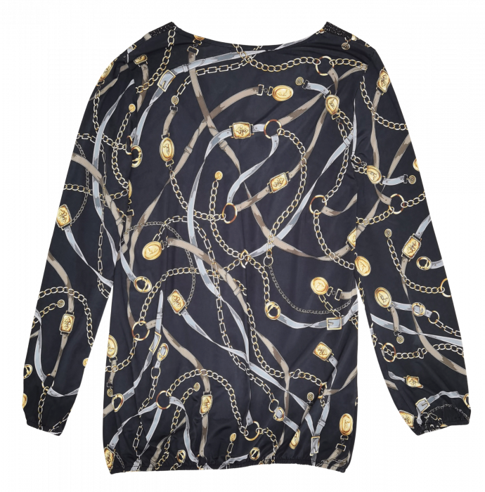 Bluza cu imprimeu Retro Femei-M [2]