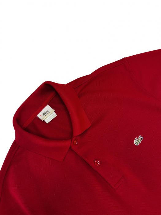 Tricou visiniu Lacoste Barbati-L [3]