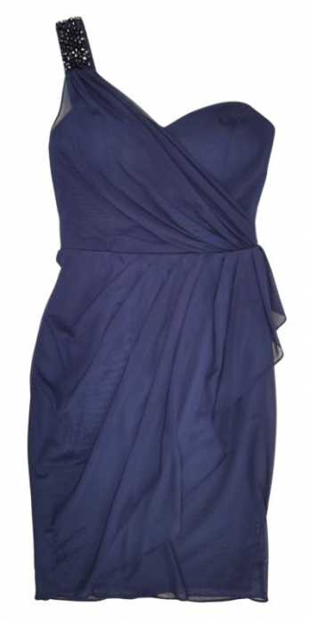 Rochie bleumarin Retro Femei-XS [1]