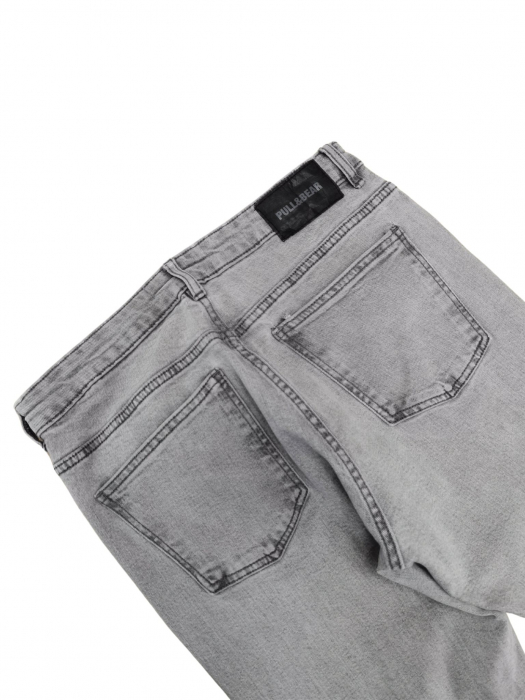 Blugi gri Pull&Bear Barbati-M [4]