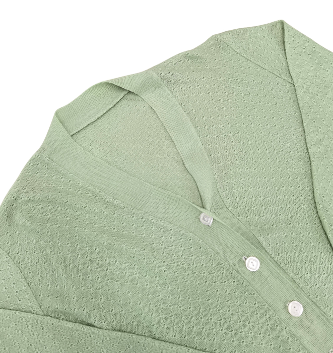 Pulover verde Retro Femei-S [3]