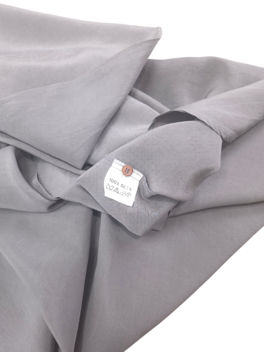 Camasa gri matase Barbati-L [4]