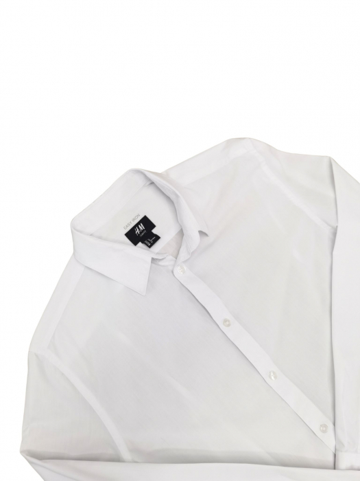 Camasa alba H&M Barbati-M [3]