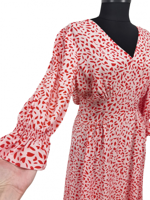 Rochie roz Retro Femei-S [4]