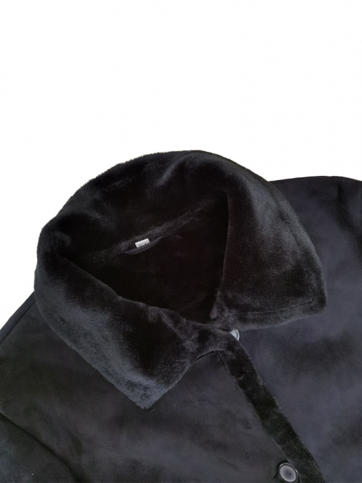 Cojoc negru Retro Femei-XL [3]