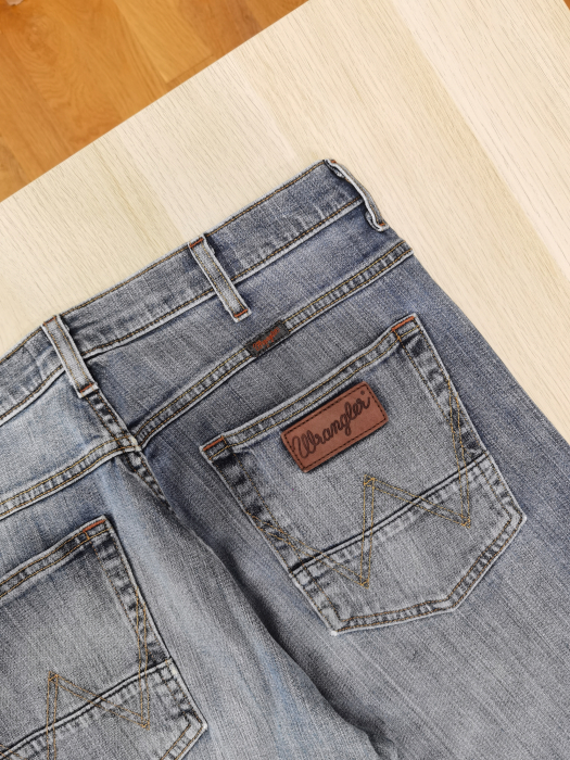Blugi albastri Wrangler Barbati-M [4]
