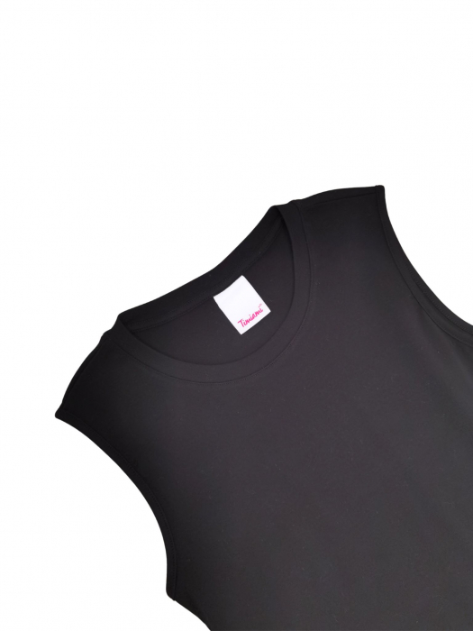 Maiou negru Retro Femei-S [3]