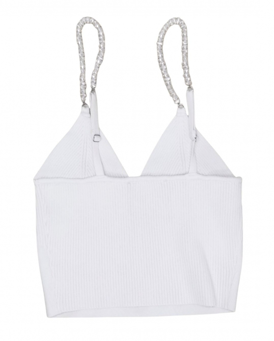 Maiou alb Bershka Femei-XS [2]