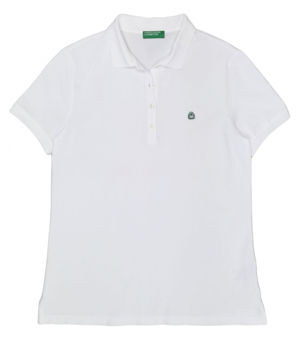 Tricou alb Benetton Femei-M [1]