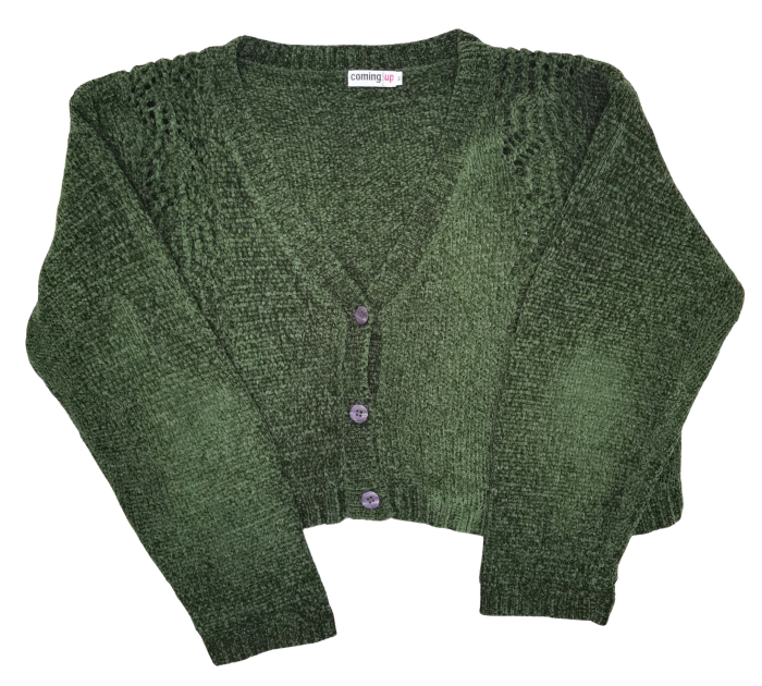 Pulover verde Retro Femei-M [1]