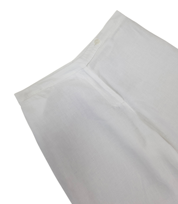 Pantaloni din in albi Femei-S [3]