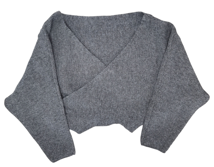Pulover gri Retro Femei-M [1]