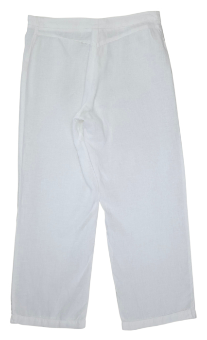 Pantaloni din in albi Femei-S [2]